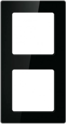 Dubbel raam voor Avatto-schakelaars (zwart)