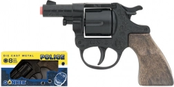 Police revolver metal black 8 shots