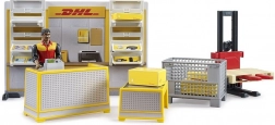Bruder BWORLD Parcel Service DHL with Accessories