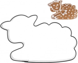 Stainless Steel Sheep Cookie Cutter 6.5 cm
