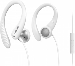 PHILIPS Sport-Ohrhörer mit Ohrbügeln und Mikrofon