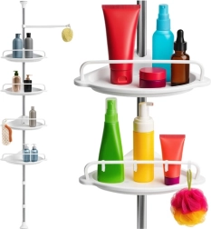 Eckige teleskopische Duschablage RUHHY