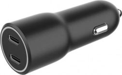 Auto-Ladegerät mit 2x USB-C PD 40W Schwarz