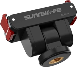 Sunnylife adaptateur de montage magnétique 1/4" pivotant à 180° pour OSMO 360, ACTION 5 PRO et OSMO ACTION 4/3/2