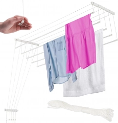 Decken-Wäschetrockner 180 cm, 5 Stangen