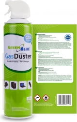 Druckluft 600 ml GREENBLUE mit Pistolen-Sprühkopf