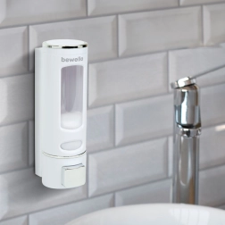 Wall-Mounted Manual Soap Dispenser 400 ml White
