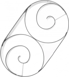 Stainless Steel Crescent Cookie Cutter 13 cm Orion