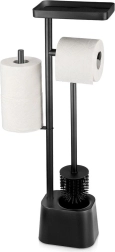 Vilde toilet paper stand with toilet brush