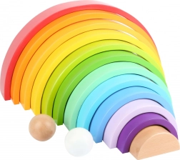 Wooden Stacking Rainbow XL small foot