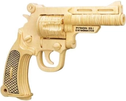 Woodcraft puzzle 3D en bois – pistolet S&W, 106 pièces