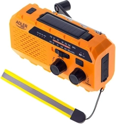 Emergency Solar Radio with Dynamo ADLER – Power Bank, LED Flashlight and SOS