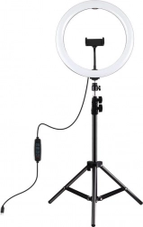 PULUZ 30 cm Ring LED Light with USB‑C and Tripod
