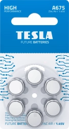 Batterijen voor gehoorapparaten Tesla A675