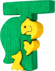 Fauna Alphabet – Letter T Turtle