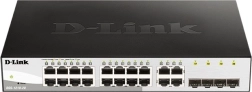 Gigabit Intelligent Switch DGS-1210-20/E with 16GE Ports and 4 SFP