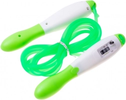 Corde à sauter crossfit professionnelle avec compteur de tours - vert