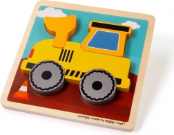 Insert puzzle excavator by Bigjigs Toys