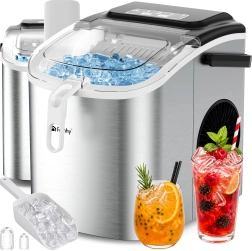 IJsblokjesmachine Ruhhy 1,2 l zilver 12 kg/24 h