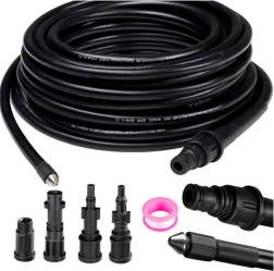 Ruhhy 20 m drain cleaning hose with adapters
