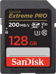 SanDisk Extreme Pro SDXC Memory Card 128 GB UHS-I U3