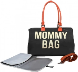 Tasche für Mama Mommy Bag schwarz mit Wickelauflage