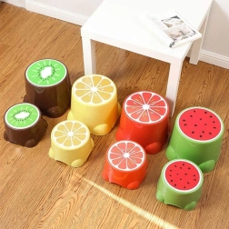 Platform step stool - large lemon