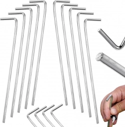 Stahl-Zeltheringe L 24 cm – Set 10 Stk.