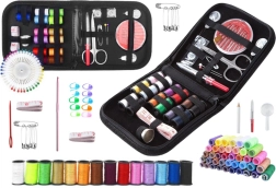 Mini sewing kit in a case, 29 pieces