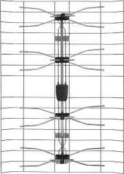 Solight Außenantenne DVB-T2 mit integriertem Verstärker 35 dB