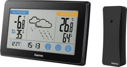 Touchscreen weerstation zwart