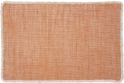 Rectangular table mat 45 × 30 cm, orange