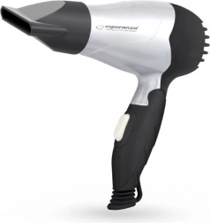 Haartrockner silber-schwarz