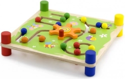 Viga Drop and Follow Wooden Montessori Didactic Game