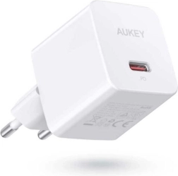 Aukey Mini‑Netzladegerät USB‑C 20 W mit Power Delivery, weiß