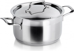 casserole en acier inoxydable avec couvercle Anett 18 cm, 2,3 l