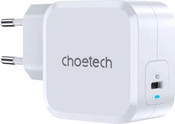 USB‑C Ladegerät 45 W mit Power Delivery – Choetech (weiß)