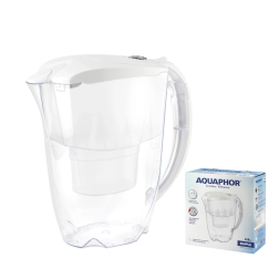 Pichet filtrant Aquaphor Simple 2,8 l blanc