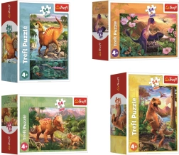 Minipuzzle Dinosaurs with 54 Pieces