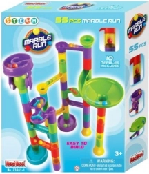 Plastische Murmelbahn, 55 Teile