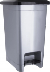 Schmaler Kunststoff-Pedal-Mülleimer 10 l Orion