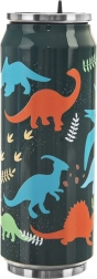 Thermobecher in Dosenform mit Dinosauriern 500 ml