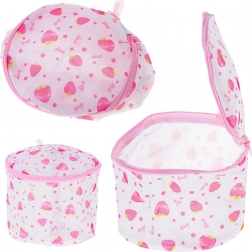 Netz-Waschbeutel für Unterwäsche mit Erdbeermuster