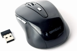 Wireless 6-button optical mouse black