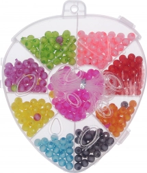 Strawberry-Shaped Bead Set 90 g