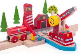 Holzset Rettungsteams Bigjigs Rail Feuerwehr