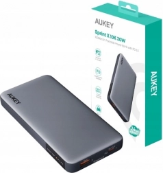 AUKEY Sprint X 10K power bank 30W, 10000 mAh with PD 3.0 and QC 3.0