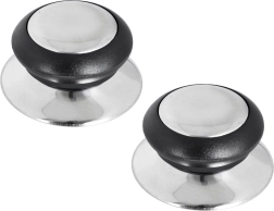 Poignées en acier pour couvercles, 2 pcs