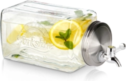 Distributeur de boissons en verre pour réfrigérateur 3,3 l avec robinet