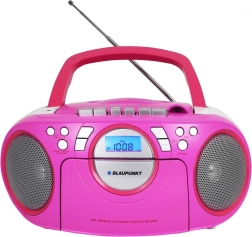 Portable boombox with CD/MP3/USB/AUX and cassette